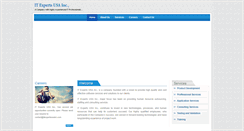 Desktop Screenshot of itexpertsusainc.com